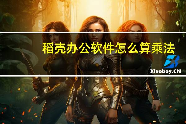 稻壳办公软件怎么算乘法