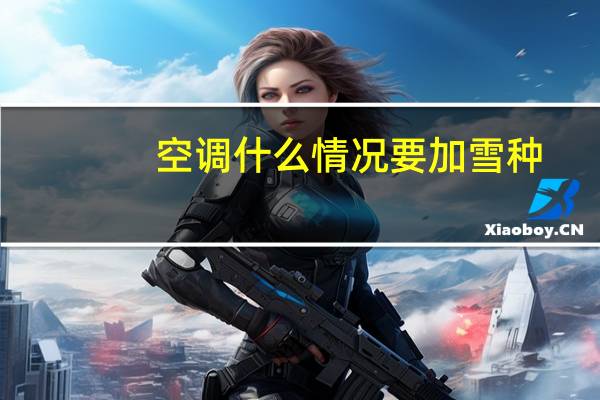 空调什么情况要加雪种