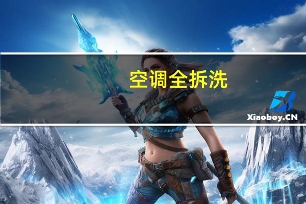空调全拆洗