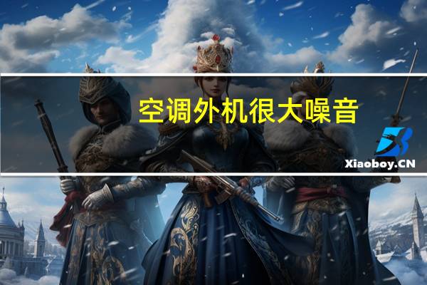空调外机很大噪音