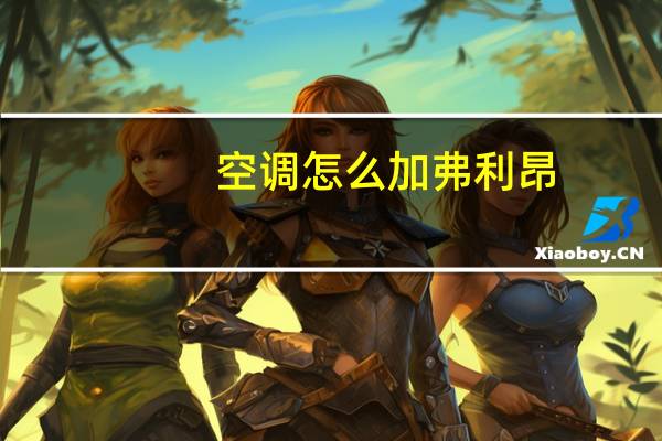 空调怎么加弗利昂