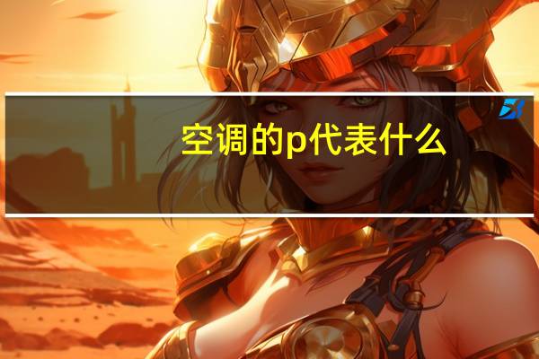 空调的p代表什么