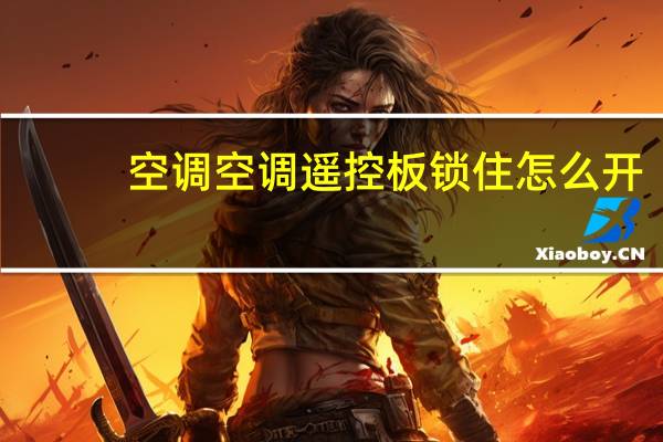 空调空调遥控板锁住怎么开