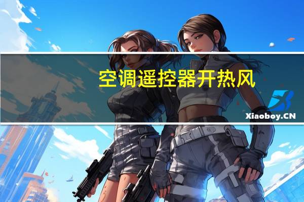 空调遥控器开热风