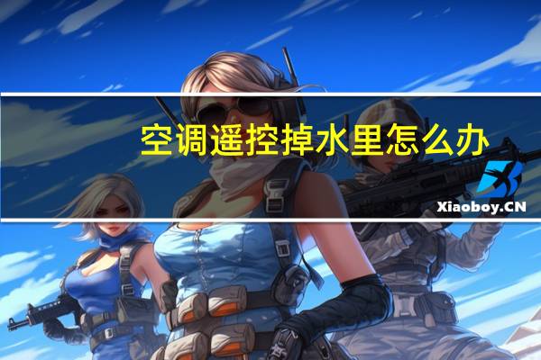 空调遥控掉水里怎么办