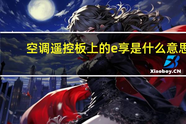 空调遥控板上的e享是什么意思