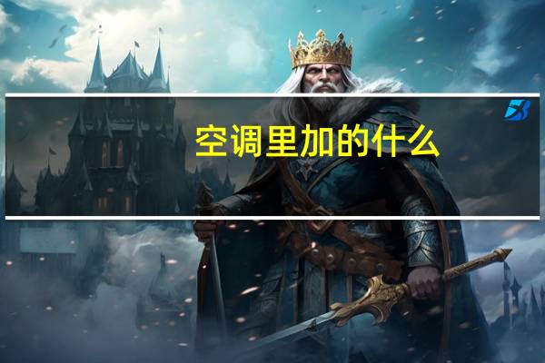 空调里加的什么