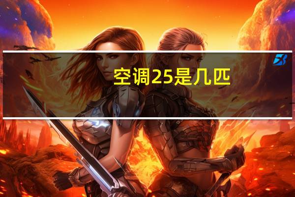 空调25是几匹