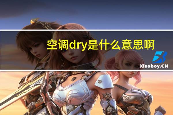 空调dry是什么意思啊