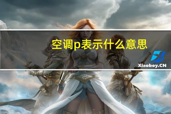 空调p表示什么意思