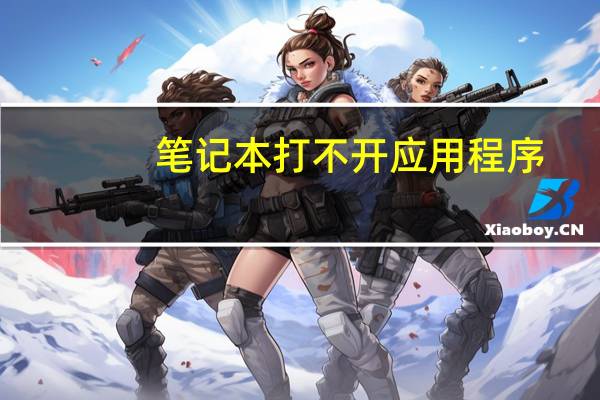 笔记本打不开应用程序