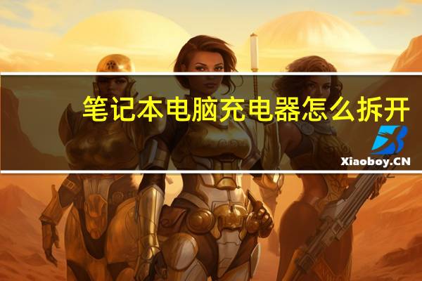 笔记本电脑充电器怎么拆开