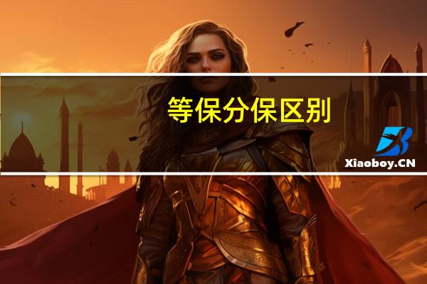 等保分保区别