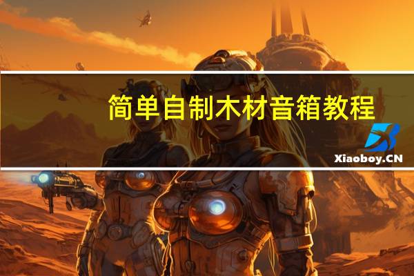 简单自制木材音箱教程