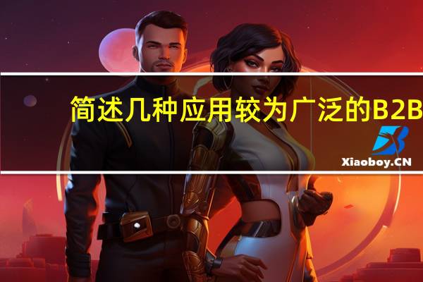 简述几种应用较为广泛的B2B