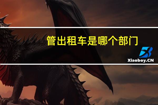 管出租车是哪个部门