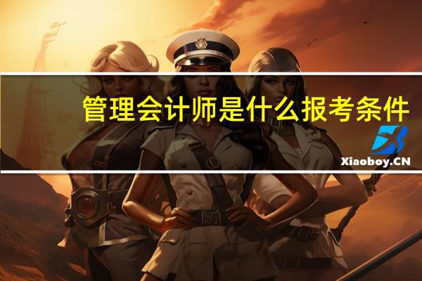 管理会计师是什么报考条件