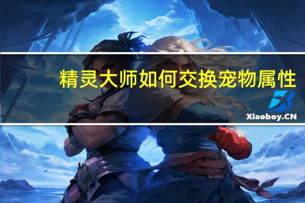精灵大师如何交换宠物属性