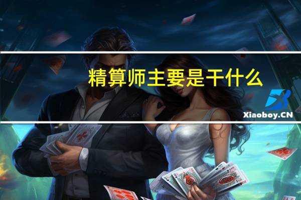 精算师主要是干什么