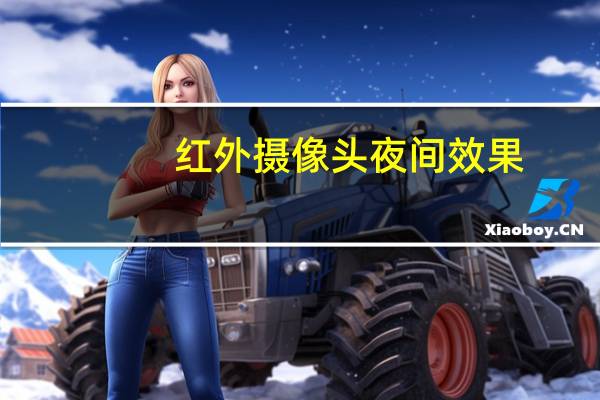 红外摄像头夜间效果
