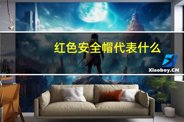 红色安全帽代表什么