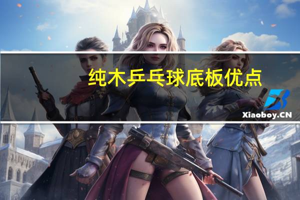 纯木乒乓球底板优点