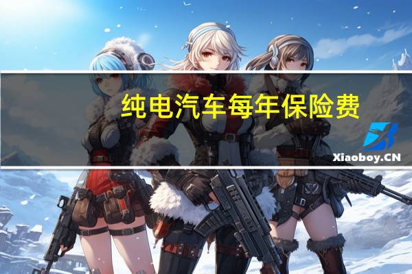 纯电汽车每年保险费