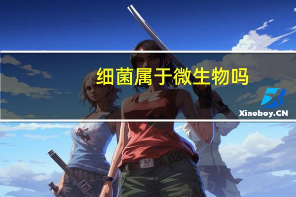 细菌属于微生物吗