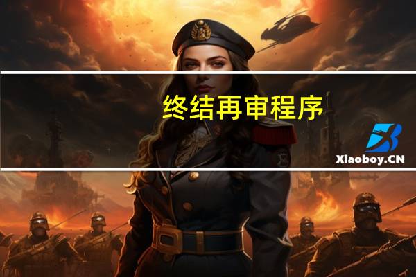 终结再审程序