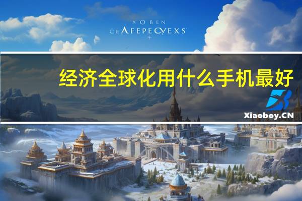 经济全球化用什么手机最好