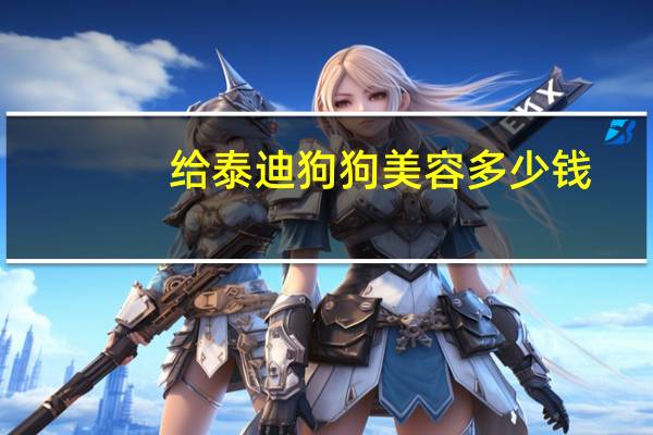 给泰迪狗狗美容多少钱