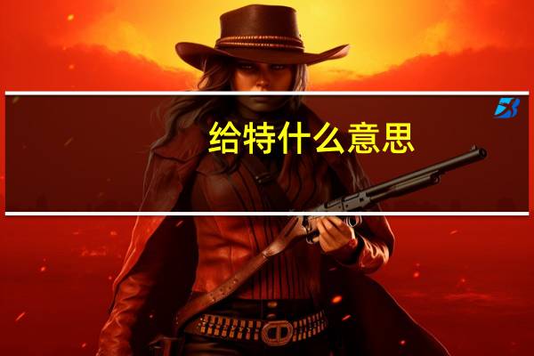 给特什么意思