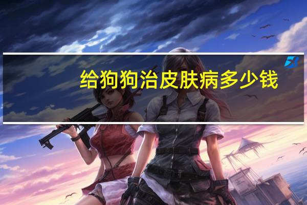 给狗狗治皮肤病多少钱