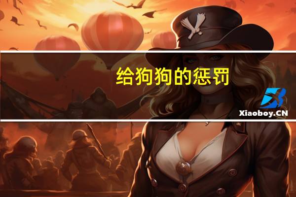 给狗狗的惩罚