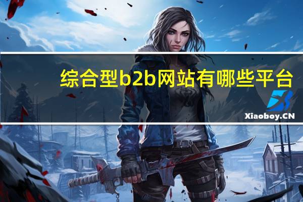 综合型b2b网站有哪些平台