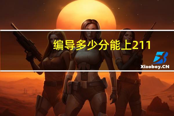 编导多少分能上211