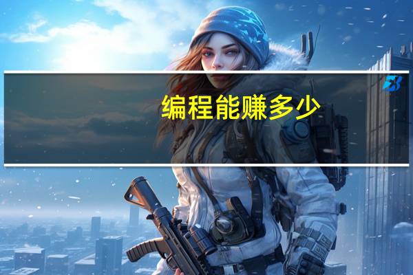编程能赚多少