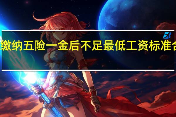 缴纳五险一金后不足最低工资标准合法吗