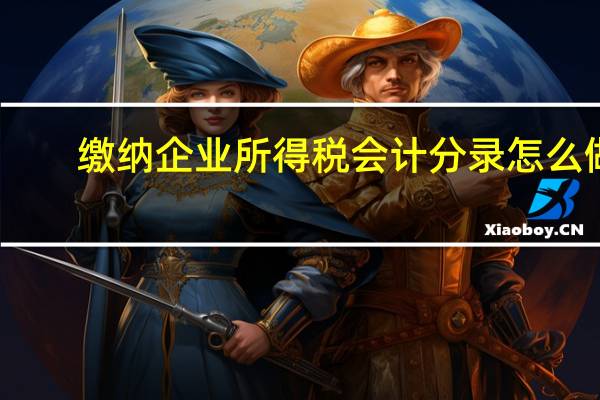 缴纳企业所得税会计分录怎么做