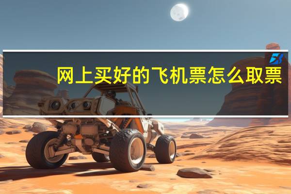 网上买好的飞机票怎么取票