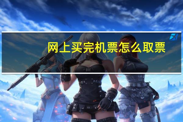 网上买完机票怎么取票