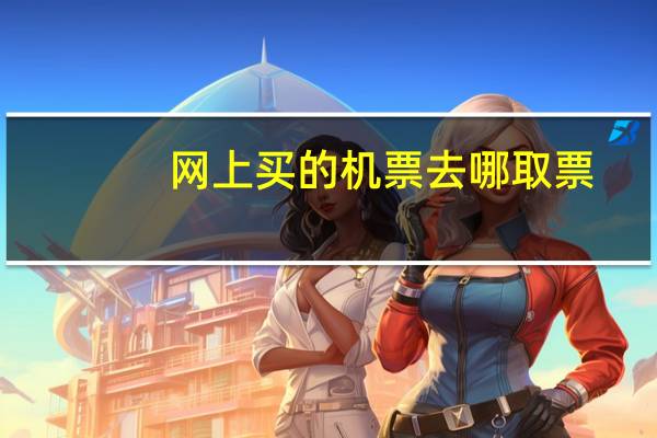 网上买的机票去哪取票