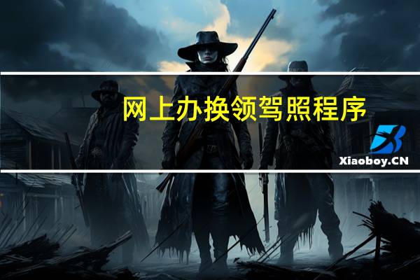 网上办换领驾照程序