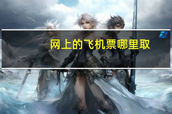 网上的飞机票哪里取