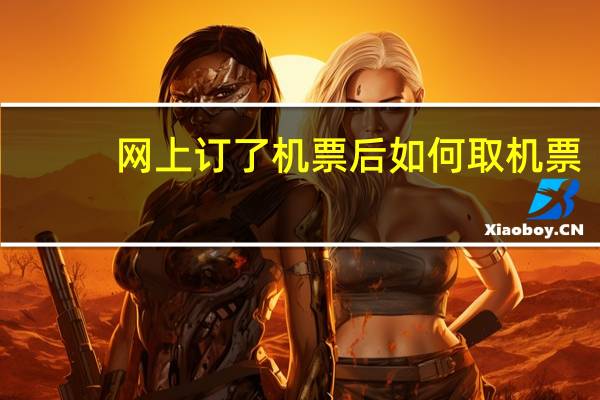 网上订了机票后如何取机票