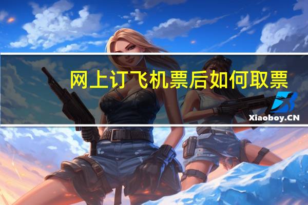 网上订飞机票后如何取票