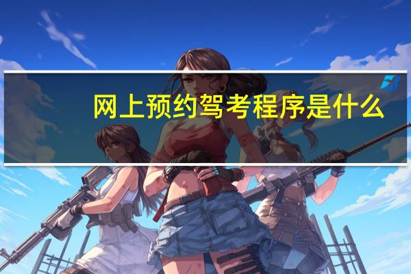 网上预约驾考程序是什么