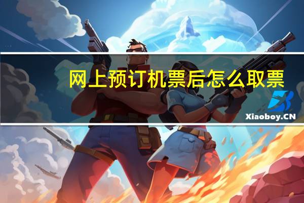 网上预订机票后怎么取票