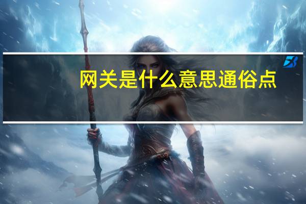 网关是什么意思通俗点