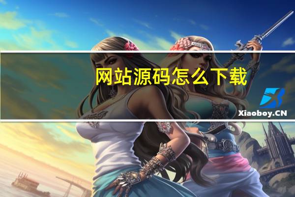 网站源码怎么下载